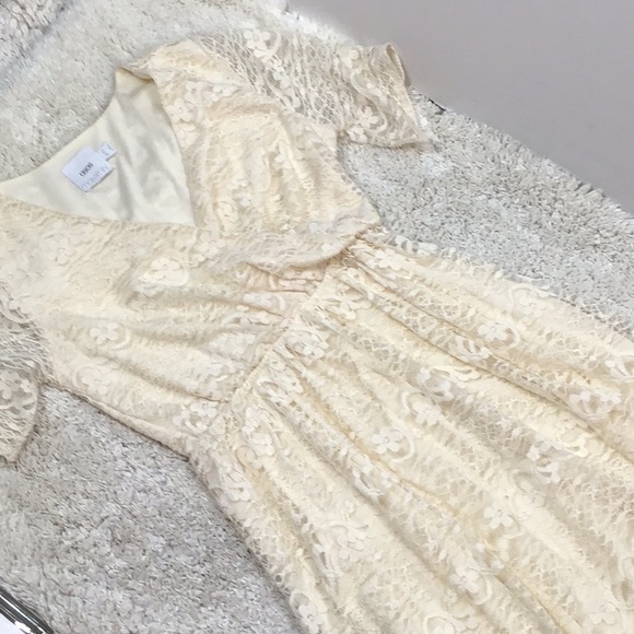 ASOS ivory lace maternity dress 6 - Picture 10 of 11